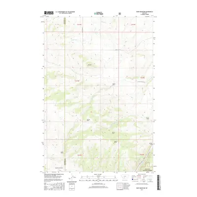 2017 Map of Ruby Mountain, 2017 Print