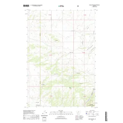 2020 Map of Ruby Mountain, 2020 Print