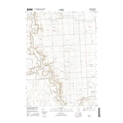 2014 Map of Ruby, 2014 Print