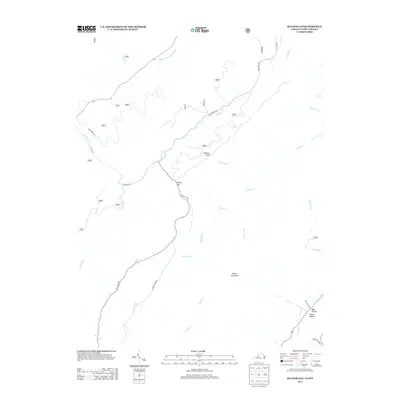 2013 Map of Rucker Gap, 2013 Print