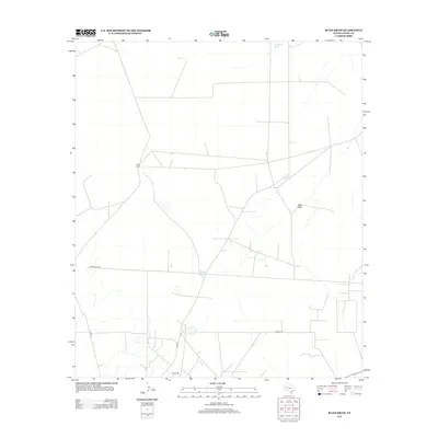 2013 Map of Rudd Draw, 2013 Print