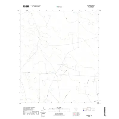 2019 Map of Rudd Draw, 2019 Print