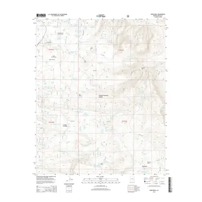 2014 Map of Rudd Knoll, 2014 Print