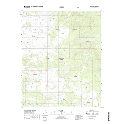 2018 Map of Rudd Knoll, 2018 Print