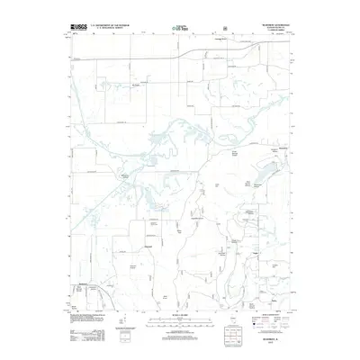 2012 Map of Rudement, 2012 Print
