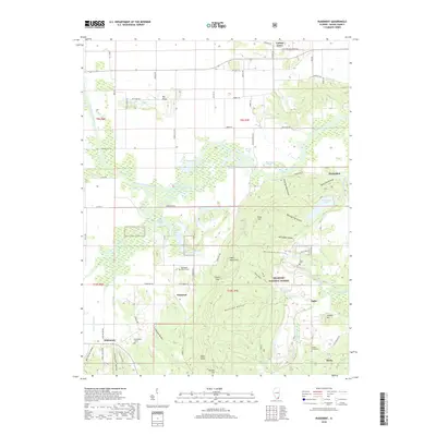 2018 Map of Rudement, 2018 Print