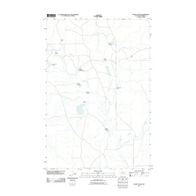 2011 Map of Rudie Coulee, 2011 Print