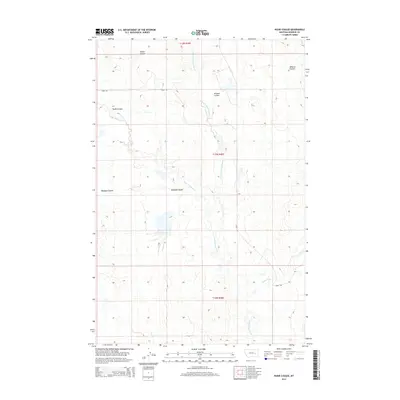 2014 Map of Rudie Coulee, 2014 Print
