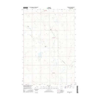 2017 Map of Rudie Coulee, 2017 Print
