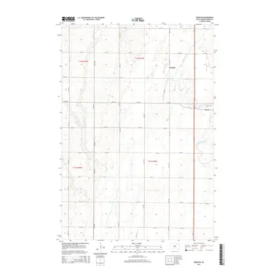 2015 Map of Rudolph, 2015 Print