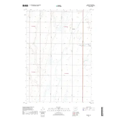 2017 Map of Rudolph, 2017 Print