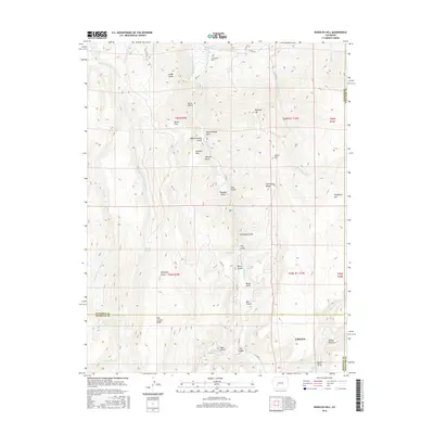 2016 Map of Rudolph Hill, 2016 Print