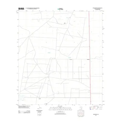 2013 Map of Rudolph, 2013 Print