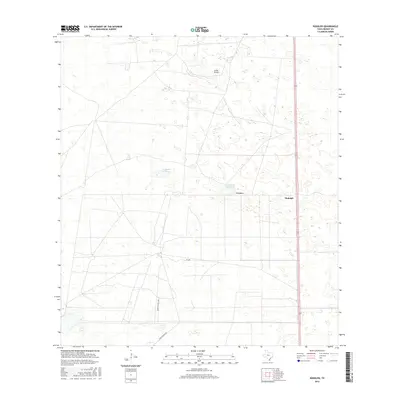 2016 Map of Rudolph, 2016 Print