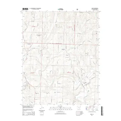 2014 Map of Rudy, 2014 Print