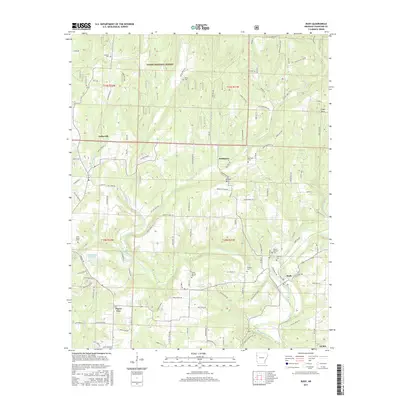 2017 Map of Rudy, 2017 Print