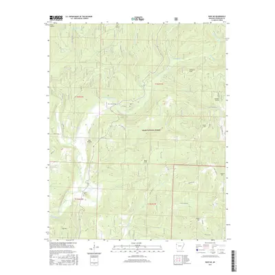 2017 Map of Rudy NE, 2017 Print