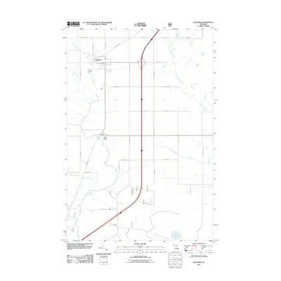 2011 Map of Rudyard, 2011 Print