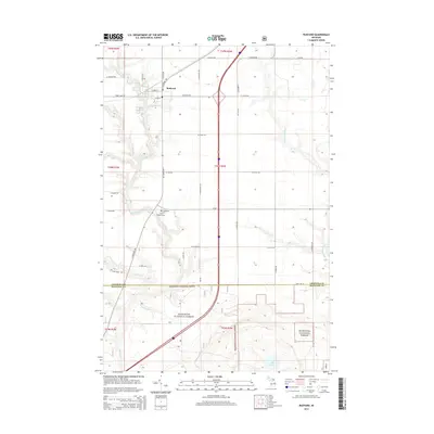 2014 Map of Rudyard, 2014 Print