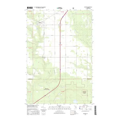 2017 Map of Rudyard, 2017 Print