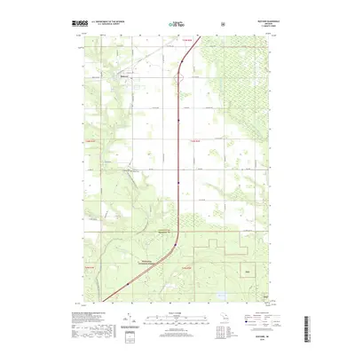 2019 Map of Rudyard, 2019 Print