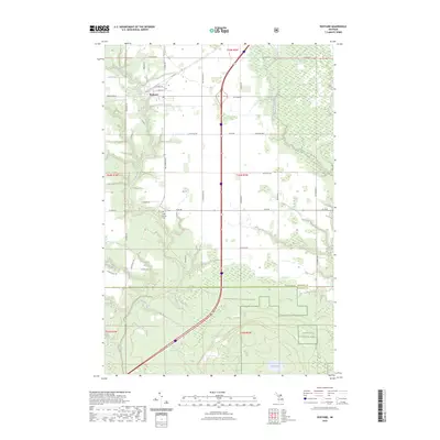 2023 Map of Rudyard, 2023 Print