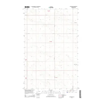 2014 Map of Rudyard NE, 2014 Print