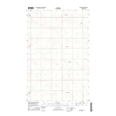 2017 Map of Rudyard NE, 2017 Print
