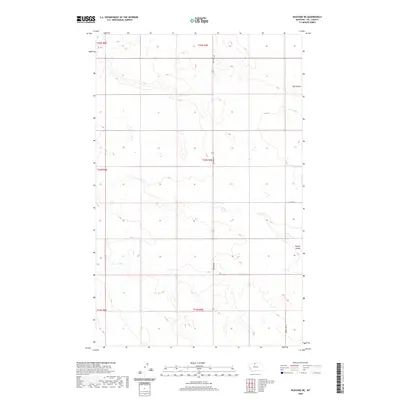 2020 Map of Rudyard NE, 2020 Print