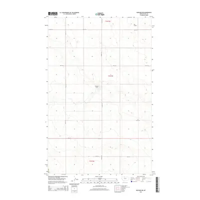 2014 Map of Rudyard NW, 2014 Print
