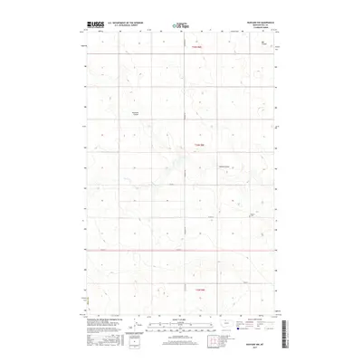 2017 Map of Rudyard NW, 2017 Print