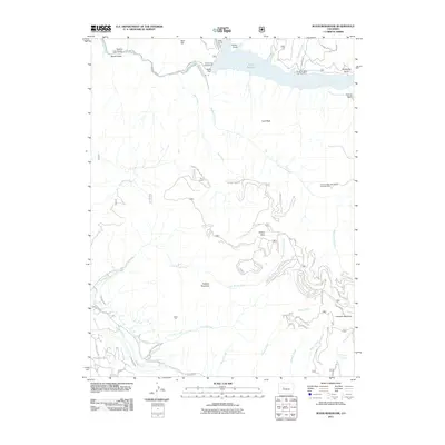 2011 Map of Ruedi Reservoir, 2011 Print