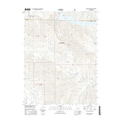 2016 Map of Ruedi Reservoir, 2016 Print