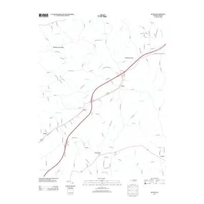 2013 Map of Ruffin, 2013 Print