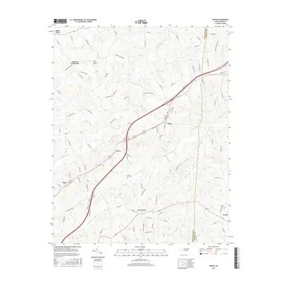 2016 Map of Ruffin, 2016 Print