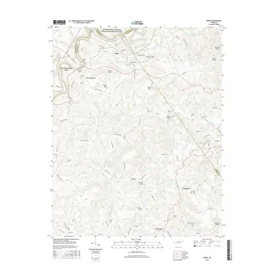 2016 Map of Rugby, 2016 Print
