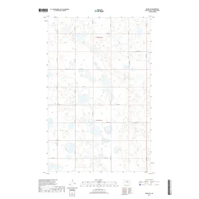 2017 Map of Rugby NE, 2017 Print