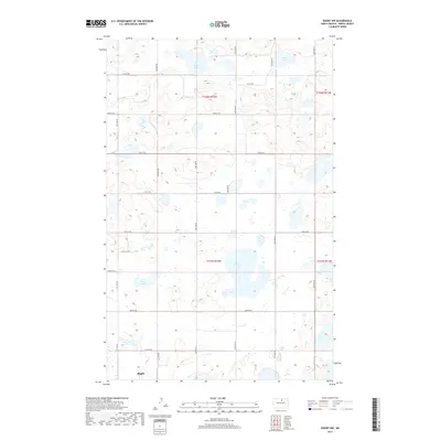 2017 Map of Rugby NW, 2017 Print