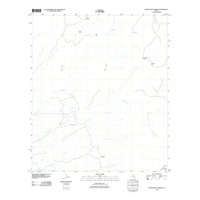2010 Map of Ruidosa Hot Springs, 2010 Print