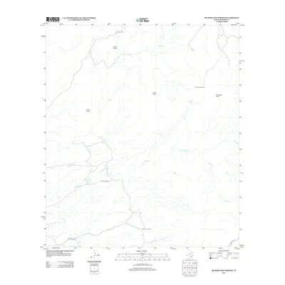 2012 Map of Ruidosa Hot Springs, 2012 Print