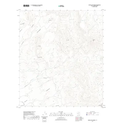 2019 Map of Ruidosa Hot Springs, 2019 Print