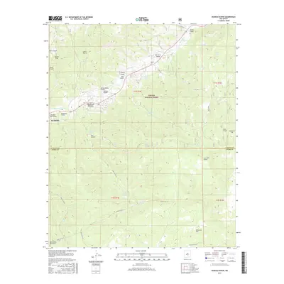2017 Map of Ruidoso Downs, 2017 Print