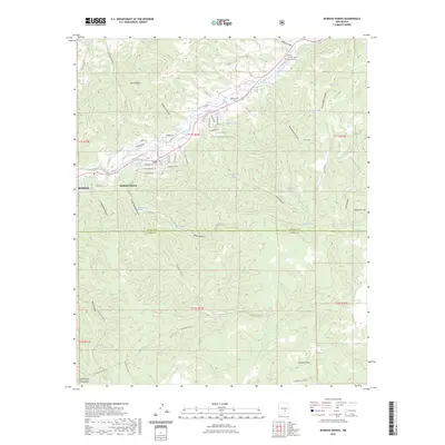 2023 Map of Ruidoso Downs, 2023 Print
