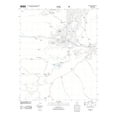 2011 Map of Ruidoso, 2011 Print