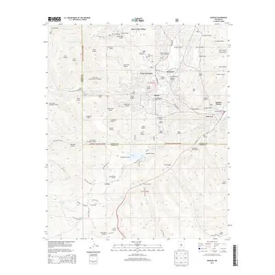 2013 Map of Ruidoso, 2013 Print