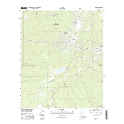 2017 Map of Ruidoso, 2017 Print