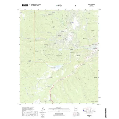 2020 Map of Ruidoso, 2020 Print