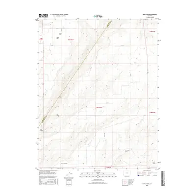 2016 Map of Ruin Canyon, 2016 Print