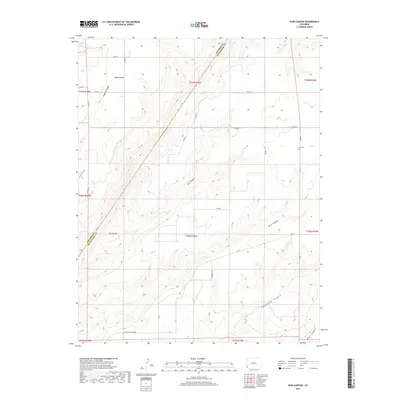 2019 Map of Ruin Canyon, 2019 Print