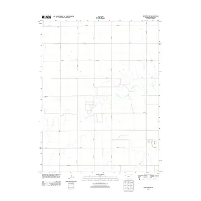 2012 Map of Ruleton NE, 2012 Print